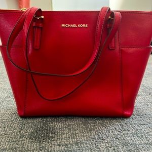Red Michael Kors Purse